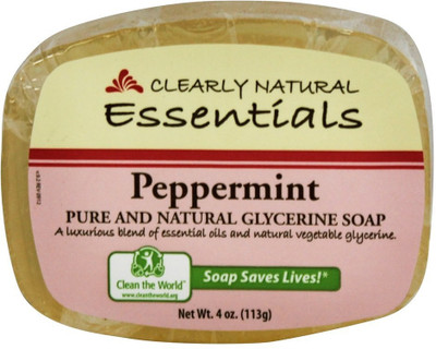Clearly Natural Glycerine Soap Bar Peppermint(113 g)