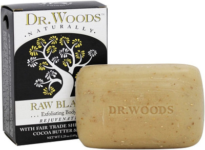 

Dr. Woods Raw Black Exfoliating Body Bar Soap(149 g)