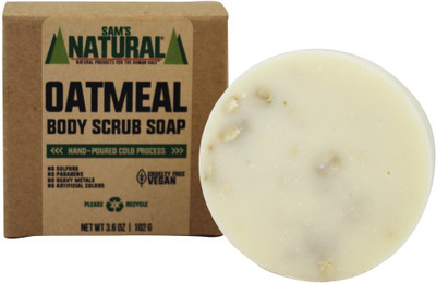 

Sam's Naturals Body Scrub Bar Soap Oatmeal(102 g)