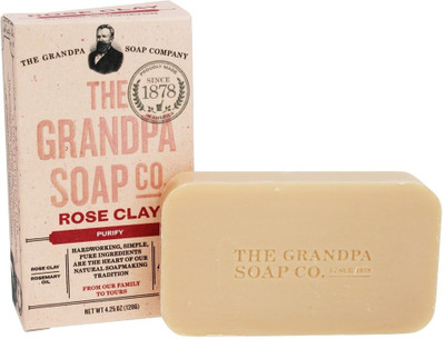 

Grandpa's Soap Co. Face & Body Bar Rose Clay(120 g)