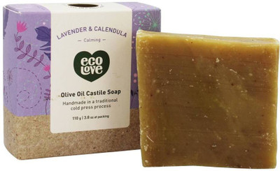 

ecoLove Olive Oil Castile Bar Soap Calming Lavender & Calendula(108 g)