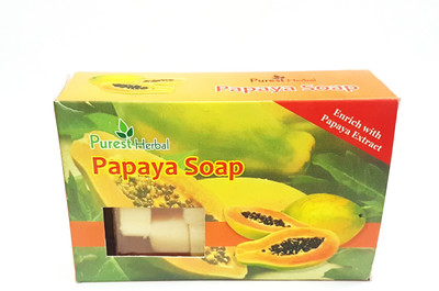 

Purest Herbal Papaya Soap(100 g)