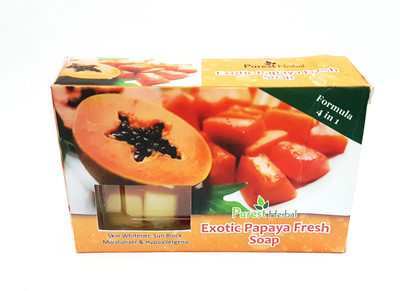 

Purest Herbal Exotic Papaya Fresh Soap(100 g)