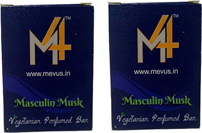 

M4 Mevus Musculin Musk Beauty Soap Pack of 2 (Mevus-004)(200 g, Pack of 2)