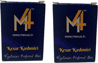 

M4 Mevus Kesar Kashmiri Beauty Soap Pack of 2 (Mevus-006)(200 g, Pack of 2)