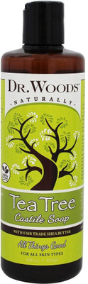 

Dr. Woods Liquid Castile Soap With Fair Trade Shea Butter Pure Tea Tree(454 g)