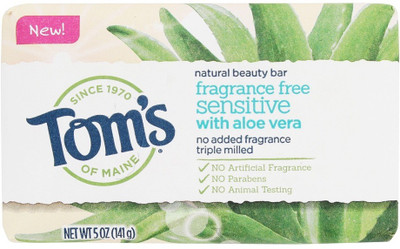 

Tom's Of Maine Natural Beauty Bar Soap Fragrance Free Sensitive(142 g)