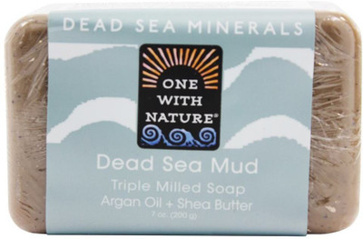 

One With Nature Dead Sea Mineral Bar Soap Rejuvenating Mud(198 g)