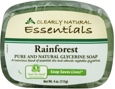 

Clearly Natural Glycerine Soap Bar Rainforest(113 g)