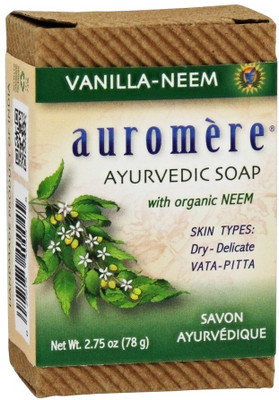 

Auromere Ayurvedic Bar Soap With Organic Neem Vanilla-Neem(78 g)