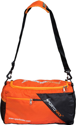 

Sportonixx | BEAST GYM BAG | SPORTS BAG | Gym Bag | Sports Bag(Black, Kit Bag, Orange