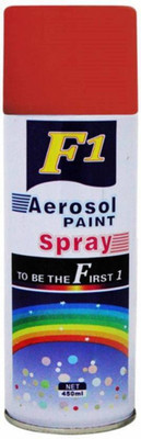 F1 Aerosol Red Spray Paint 450 ml(Pack of 1)