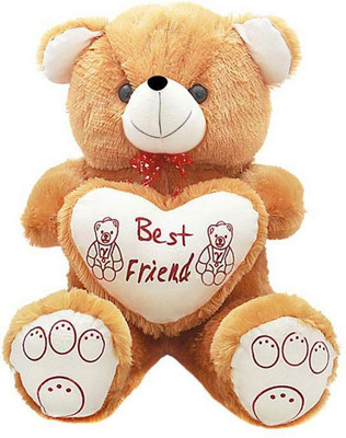 

A.P.TRADERS Cute Brown Teddy Bear with Heart 60cm - 24 inch(Brown)