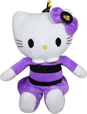 

CREATIVEVILLA CUTE PURPLE HELLO KITTY STUFFED PLUSH SOFT TOY - 54 cm(Black)