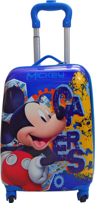 

Parteet Cartoon Printed 46 cm ABS Hard Sided Kids Cabin Luggage - Trolley/Travel/Tourist Bags(Mickey Mouse) Cabin Luggage -  inch(Multicolor
