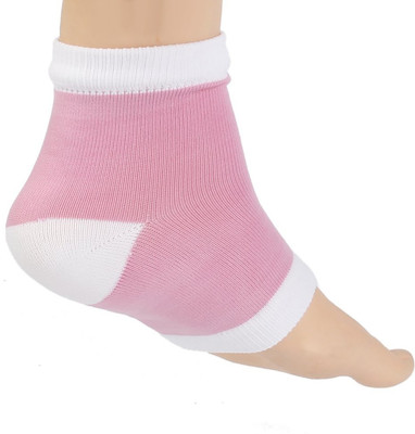 

AlexVyan Original 1 Pair Silicone Gel Heel Socks With Spa Botanical Gel Pad 1 Pair for Dry Hard Foot Cracked Heels Repair,Foot Treatment , Heel Protector, Dead Skin Remover, Heel Pain Relief Open Toe Silicon Foot Care For Men Boy Male Women Girl Ladies He