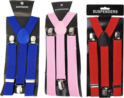 

loopa Y- Back Suspenders for Men(Multicolor)