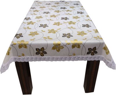 

The Trendy Floral 4 Seater Table Cover(Multicolor, PVC)