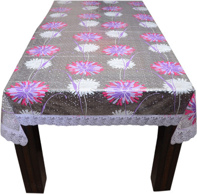 

The Trendy Floral 4 Seater Table Cover(Multicolor, PVC)