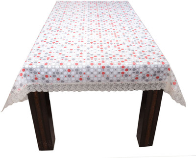 

The Trendy Polka 4 Seater Table Cover(Multicolor, PVC)