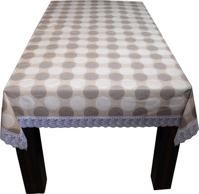 

The Trendy Polka 4 Seater Table Cover(Multicolor, PVC)