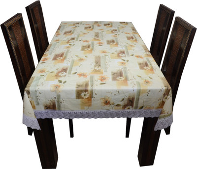 

The Trendy Floral 8 Seater Table Cover(Multicolor, PVC)