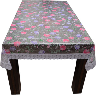 

The Trendy Floral 4 Seater Table Cover(Multicolor, PVC)