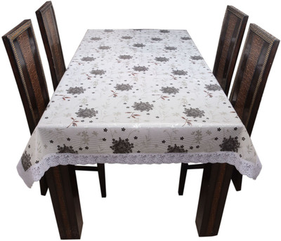 

The Trendy Floral 6 Seater Table Cover(Multicolor, PVC)