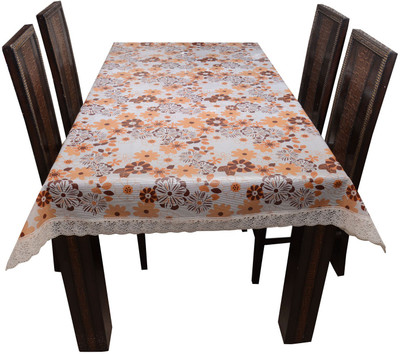 

The Trendy Floral 6 Seater Table Cover(Multicolor, PVC)