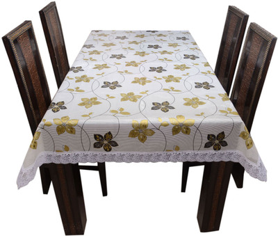 

The Trendy Floral 6 Seater Table Cover(Multicolor, PVC)