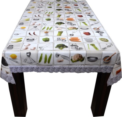 

The Trendy Abstract 4 Seater Table Cover(Multicolor, PVC)