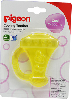 

Pigeon Cooling Teether, Trumpet Teether(Multicolor)