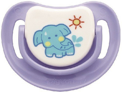 

Pigeon Silicone Pacifier Step 2, Elephant Teether(Multicolor)