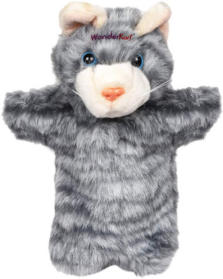 

WonderKart Awals Soft and Plush Animal Hand Puppet - Cat Hand Puppets