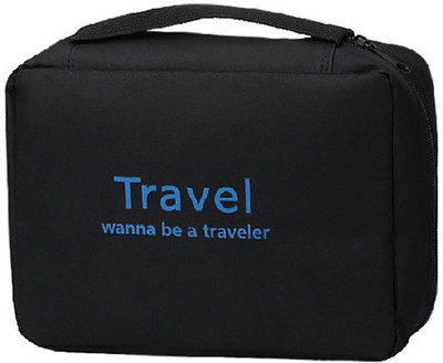 

Lemish Cosmetic Pouch(Black)