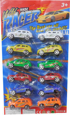 

Charnalia Racer The Best car All Over The World 12 Small Plastic car Set(Multicolor)
