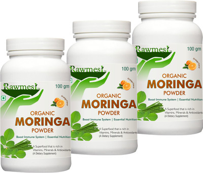 

Rawmest Organic Moringa Olifera Leaf Powder(0.3 mg)
