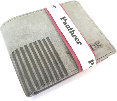 

pantheer marrketing Men Casual Grey Artificial Leather Wallet(6 Card Slots)