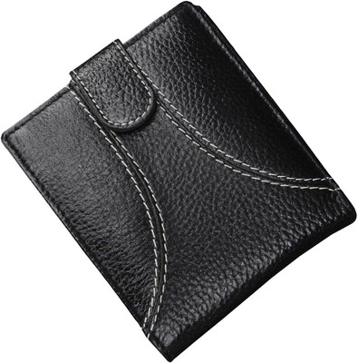 

Tamanna Men Black Genuine Leather Wallet(7 Card Slots)