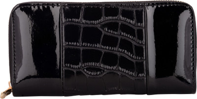 

KRIO DESIGNS Women Casual Black Artificial Leather Wallet(14 Card Slots)