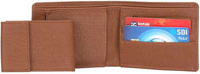 

SHAR Boys Tan Artificial Leather Wallet(9 Card Slots)