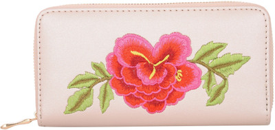 

KRIO DESIGNS Women Casual Beige Artificial Leather Wallet(8 Card Slots), Brown
