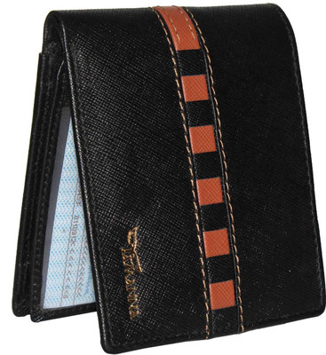 

Tamanna Men Black, Tan Genuine Leather Wallet(6 Card Slots)