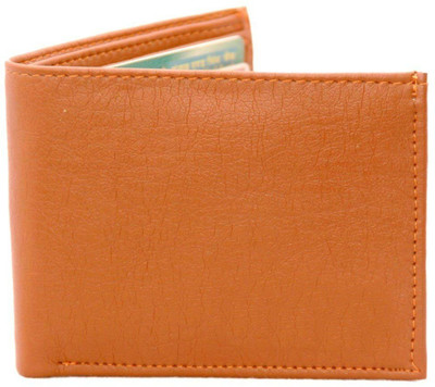 

LAER Boys Tan Genuine Leather Wallet(11 Card Slots)