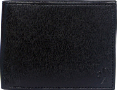 

titos Men Black Genuine Leather Wallet(6 Card Slots)
