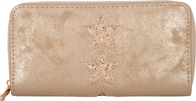 

KRIO DESIGNS Women Casual Gold Artificial Leather Wallet(14 Card Slots)