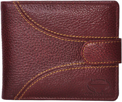 

WalletLee Men Brown Genuine Leather Wallet(6 Card Slots)