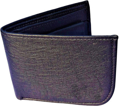 

LAER Boys Black Genuine Leather Wallet(6 Card Slots)
