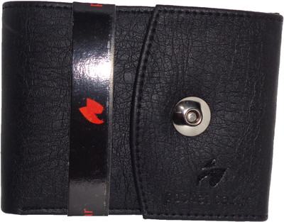 

pocket bazar Men Casual Black Artificial Leather Wallet(6 Card Slots)