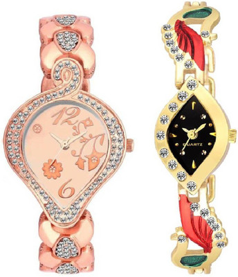 

R P S Fashion New stylish Combo Watch For New Collection Pack Of 2 Watch - For Women